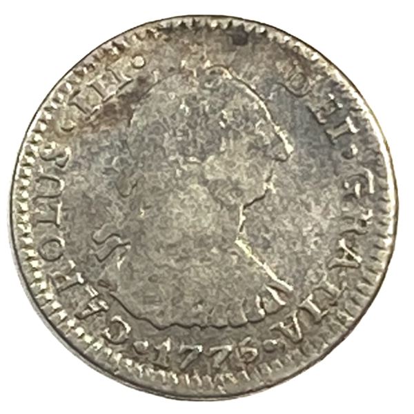 1776-Mo Fm Silver Mexico 1 Real XF