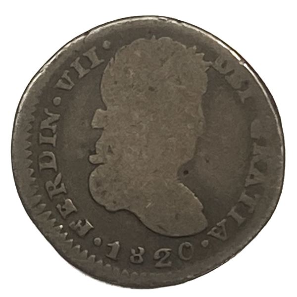 1802 Z Ag Silver Mexico 1 Real Fine