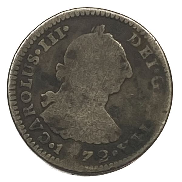 1772 Mo Silver Mexico 1 Real Fine