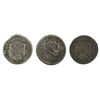 Image 2 : Various Dates Silver Spanish Colonial 1/2 Real Fine