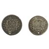 Image 2 : Various Dates Silver Spanish Colonial 1/2 Real Avg Circ