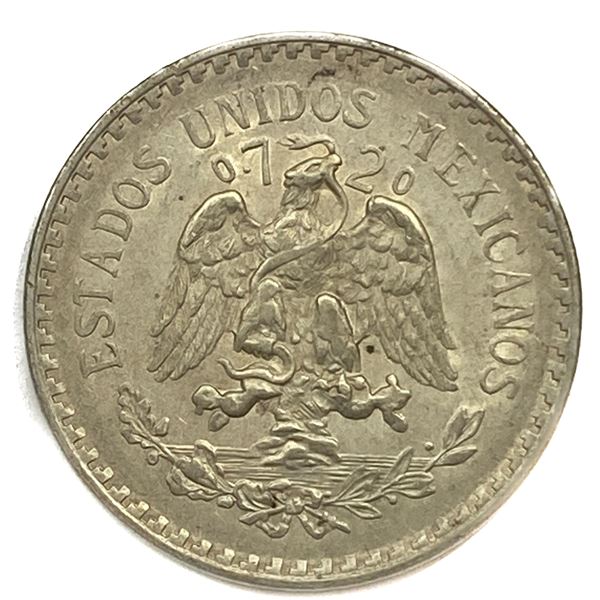 1943-M Silver Mexico 1 Peso MS