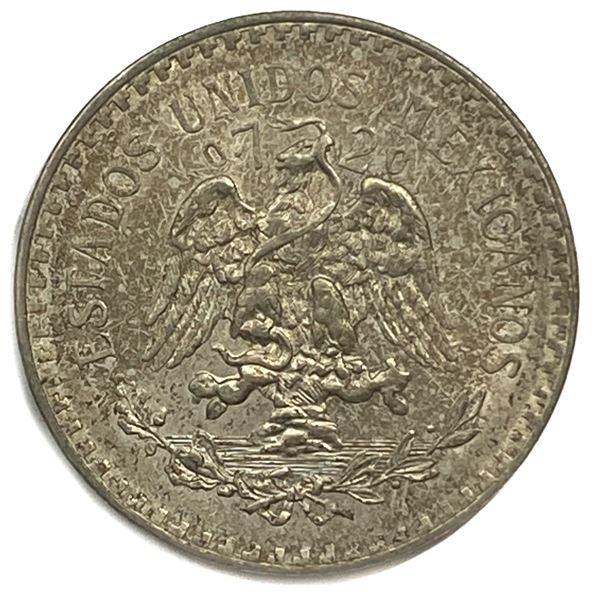 1932-M Silver Mexico 1 Peso AU