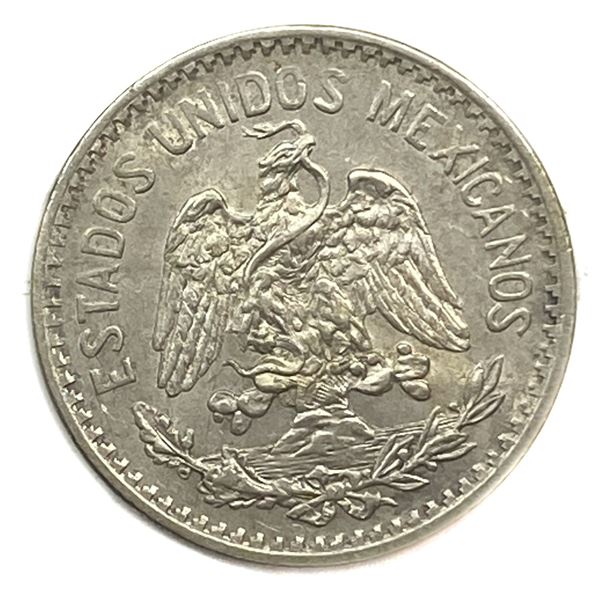 1917-M Silver Mexico 1 Peso MS