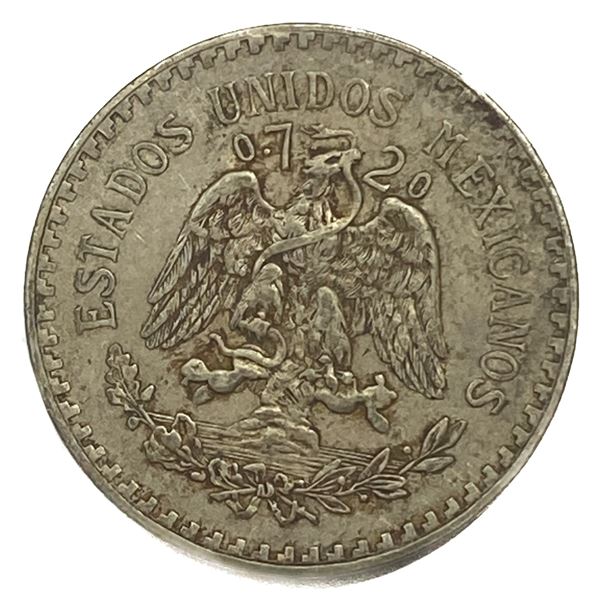 1933-M Silver Mexico 1 Peso AU