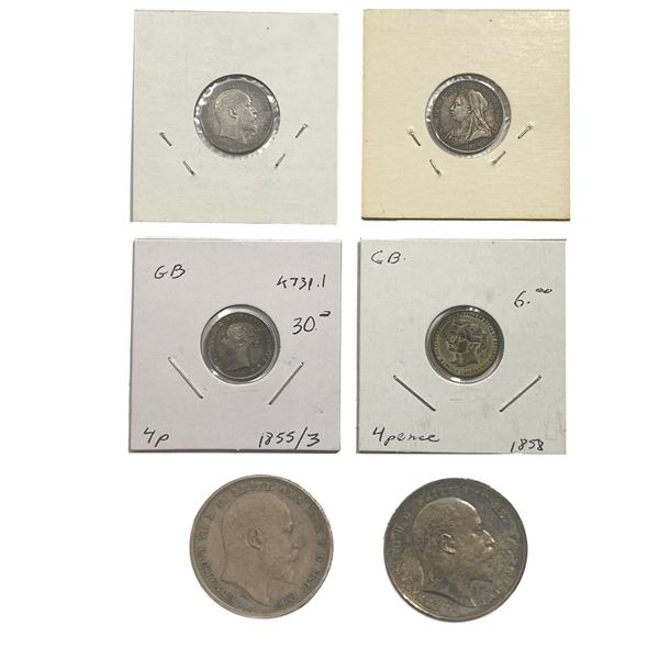 Various Dates Silver GB 4 Pence