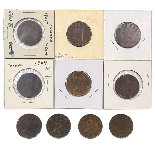 Various Dates Various Canada Coins