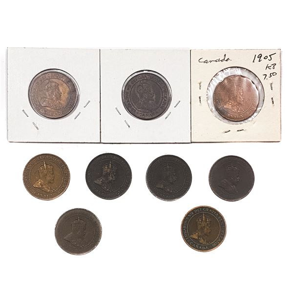 Various Dates Various Canada Coins