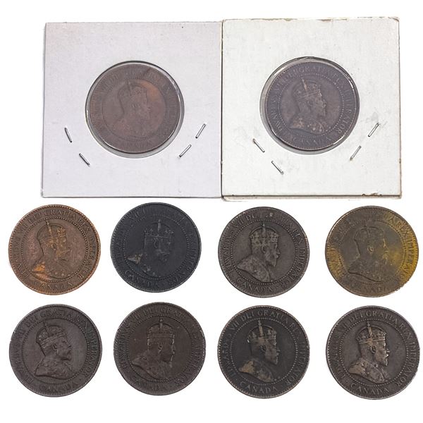 Various Dates Various Canada Coins