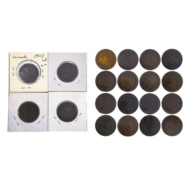 Various Dates Various Canada Coins