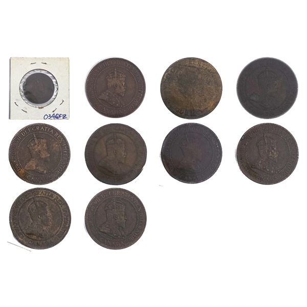 Various Dates Various Canada Coins