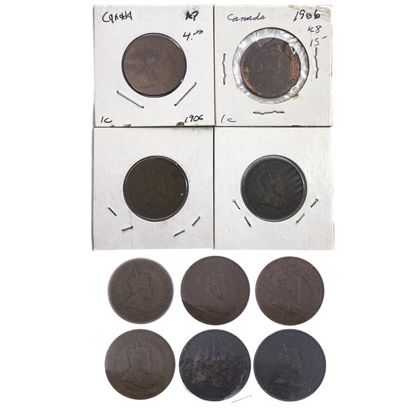 Various Dates Various Canada Coins