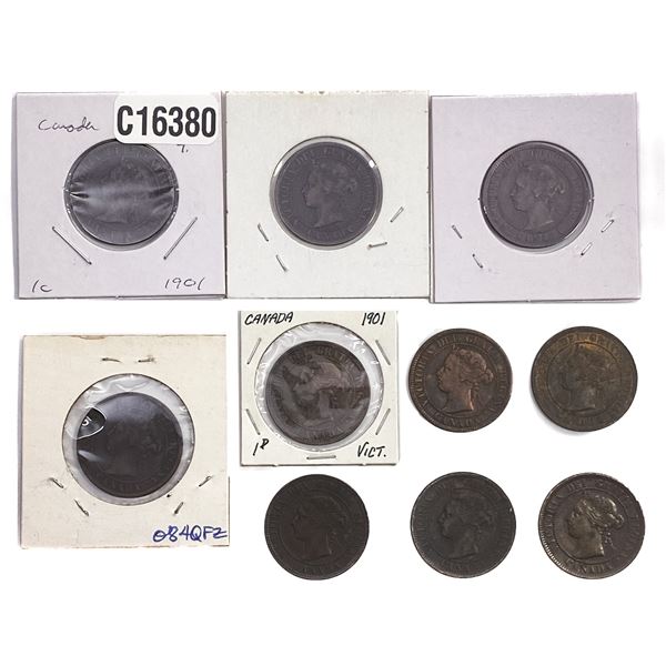 Various Dates Various Canada Coins