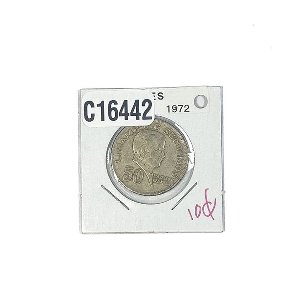 1972 Philippines 50 Sentimos