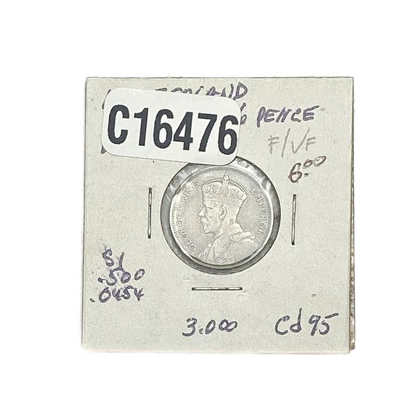 1833 New Zealand 6 Pence