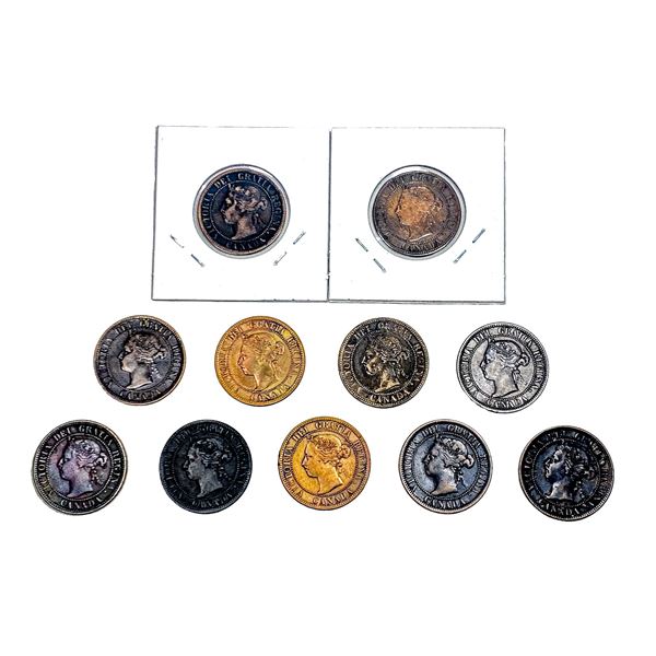 Various Dates Various Canada Coins