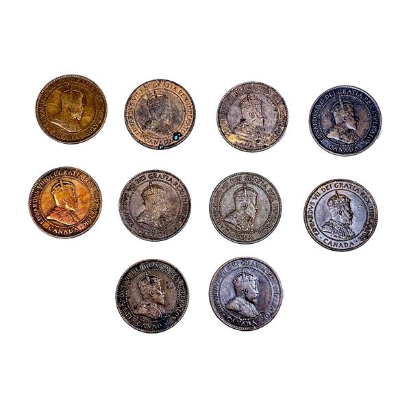 Various Dates Various Canada Coins
