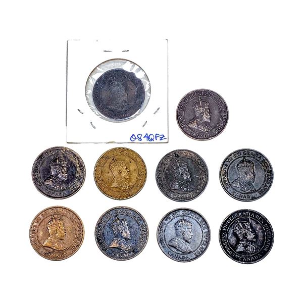 Various Dates Various Canada Coins