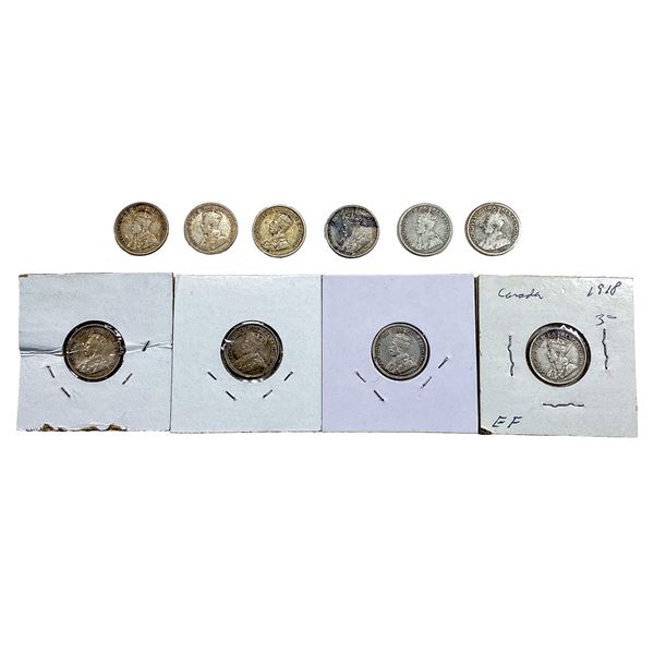 Various Dates Various Canada Coins