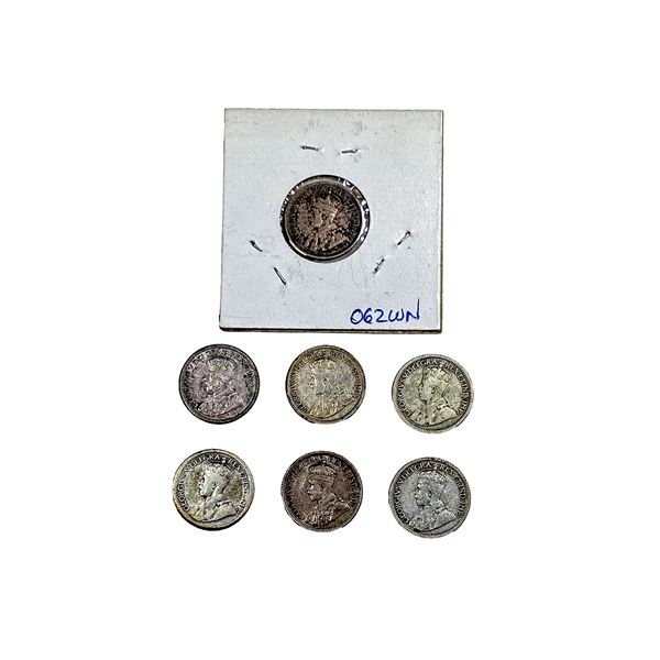 Various Dates Various Canada Coins