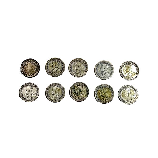 Various Dates Various Canada Coins