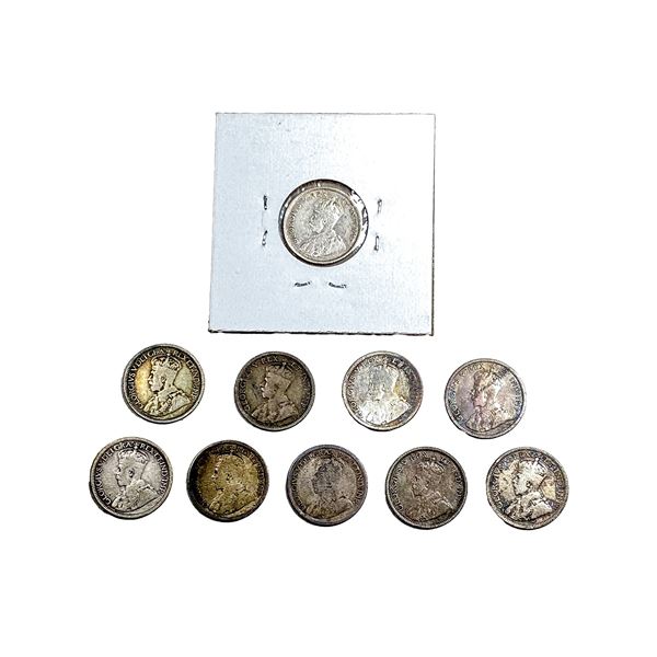 Various Dates Various Canada Coins