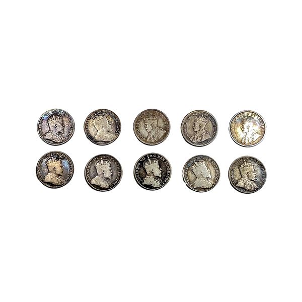 Various Dates Various Canada Coins