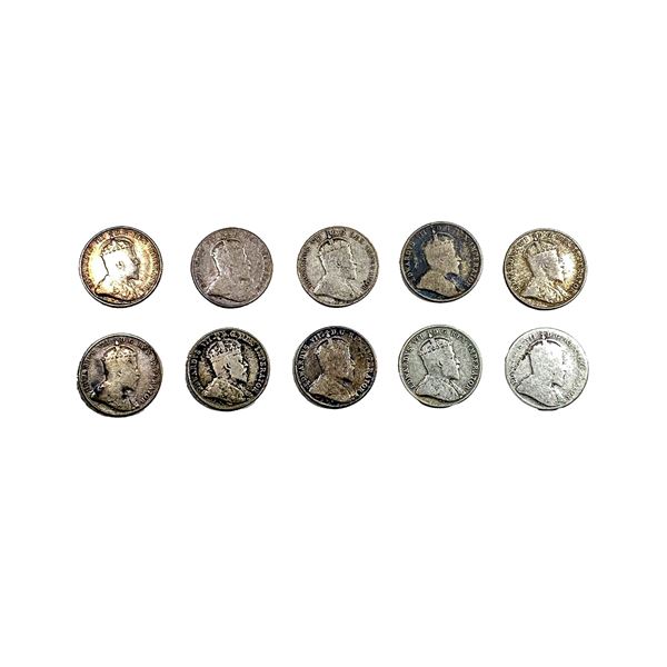 Various Dates Various Canada Coins