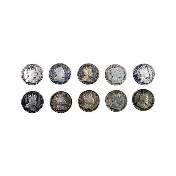 Various Dates Various Canada Coins