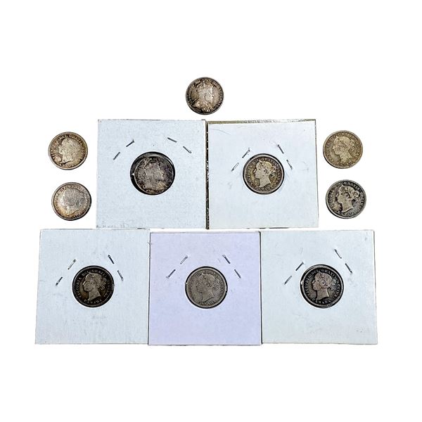 Various Dates Various Canada Coins
