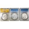 Image 1 : 3 Coin Silver Dollar Lot
