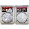 Image 1 : [2] 2019 Silver Eagle PCGS MS70