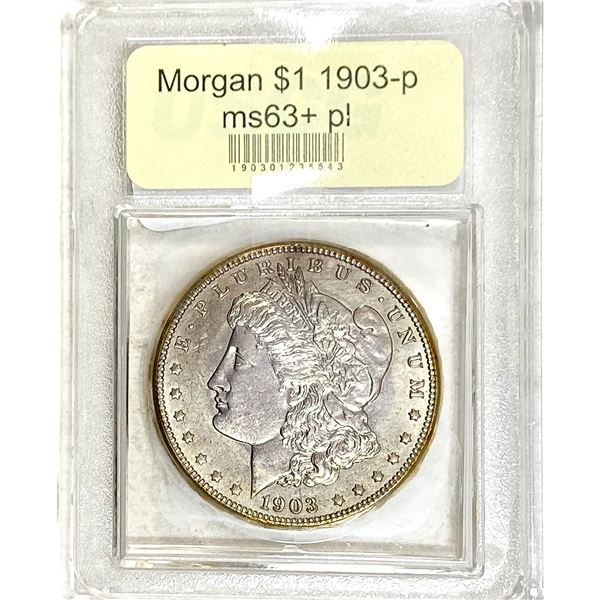 1903 Morgan Silver Dollar USCG MS63+