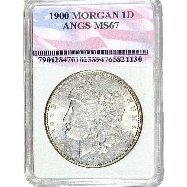 1900 Morgan Silver Dollar ANACS MS67