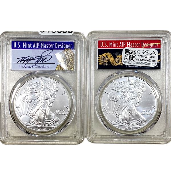 [2] 2019 Silver Eagle PCGS MS70