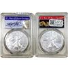 Image 1 : [2] 2019 Silver Eagle PCGS MS70