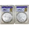 Image 1 : [2] 2018-2019 Silver Eagle PCGS MS70