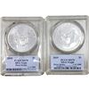 Image 2 : [2] 2018-2019 Silver Eagle PCGS MS70