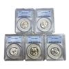 Image 1 : [5] 1946-S Washington Silver Quarter PCGS MS65