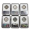 Image 2 : [6] 1960-1963 Washington Silver Quarter NGC PF