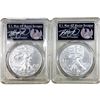 Image 1 : [2] 2018 Silver Eagle PCGS MS70