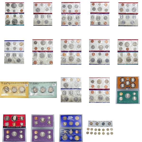 Large Coin Lot- Proof Sets, Buffalo Nickels