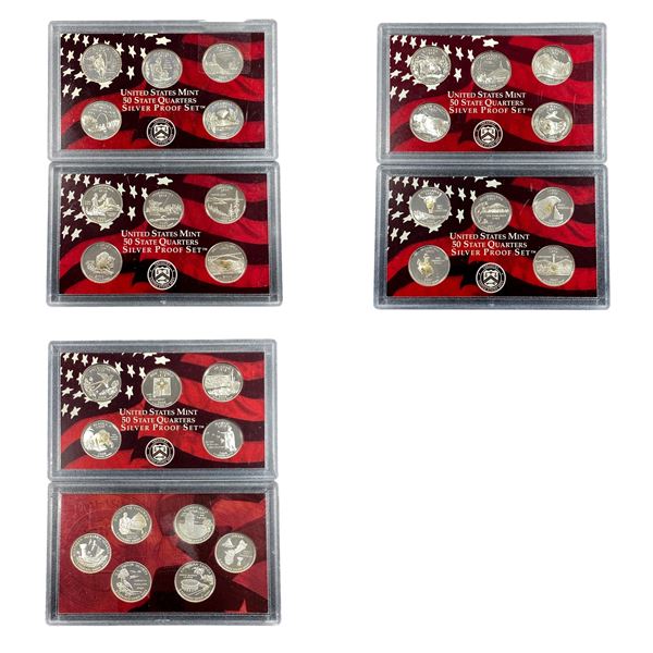 [6] 2003-2009 Silver Proof Sets