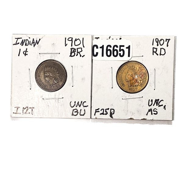 [2] 1901-1907 Indian Head Cents