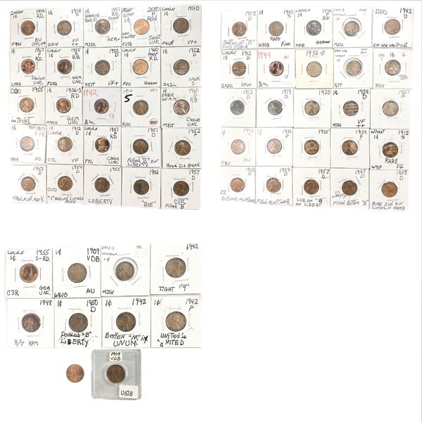 [60] Large Small Cent Lot