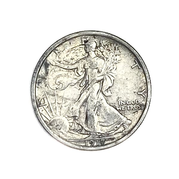 1917-D Walking Liberty Half Dollar