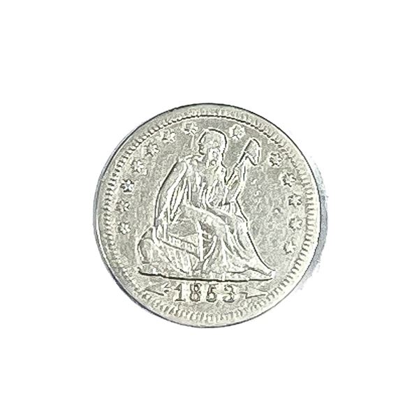 1853 Seated Liberty Quarter