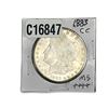 Image 1 : 1883-CC Morgan Silver Dollar