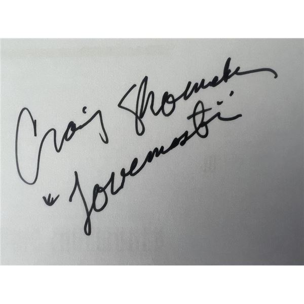 Craig Shoemaker original signature
