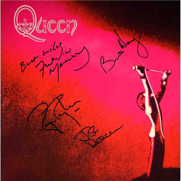 Queen signed News Of The World album